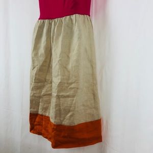 Lucy & Laurel | Dresses | Lucy Laurel Linen Skirt Sleeveless Dress S